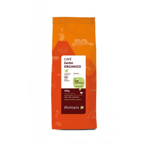 Zarter Café Organico, gemahlen 250g